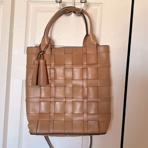 Michael Kors woven handbag